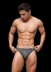 ENVY SEXY SLINKY THONG GREY ML 