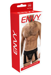 MIDNIGHT STRIDE GARTERS BLACK 