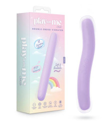 PLAY WITH ME SILICONE DOUBLE ENDED VIBRATOR 