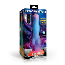 CREATURE COCK ASTRO COCK VIBRATING GLOW IN THE DARK SILIC/DILDO