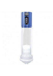 PUMPED HYPERLIFT MASTURBATOR SUCTION METALLIC BLUE