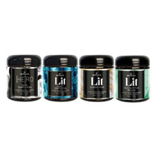 LIT 4 PIECE VARIETY PACK LUXURY MASSAGE CANDLES 2 OZ 
