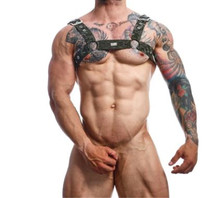 MALE BASICS DNGEON CLASSIC BELT HARNESS CAMO O/S 