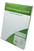 A4 Multipurpose Label 10 Label Per Sheet 100 Sheets Printer Labels