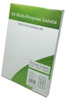 A4 Multipurpose Label 12 Label Per Sheet 100 Sheets Printer Labels