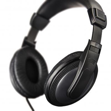 Hama Over Ear Headphones, Black/Silver - 6M Cord
