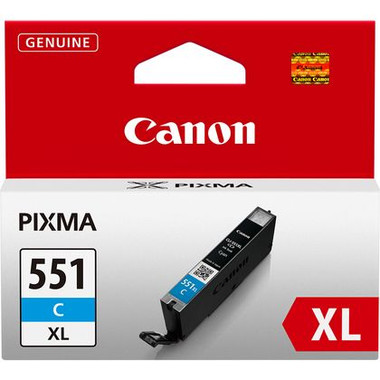 Canon Pixma 551 CyanXL Genuine High Capacity Ink