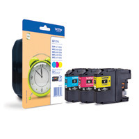 -Brother LC125XLRBWBP Rainbow Ink Catridge
