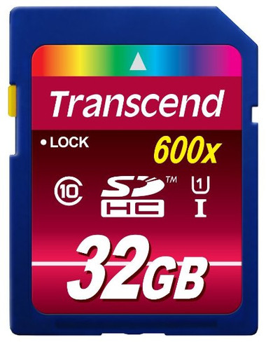 Transcend 32GB Ultimate SDHC Class 10 UHS-I 600x Memory Card