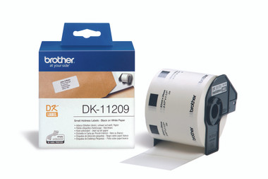 -Brother DK11-209 Small Address Label 29x62mm (Roll of 800)