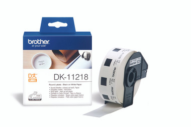 -Brother DK-11218 Round Label 24mm (Roll of 1000)