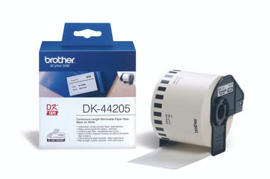 -Brother DK-44205 Continuous-length removable Label 62mm (30.48m)