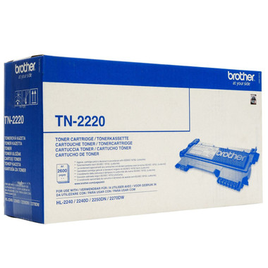 -Brother Original TN2220 Black Toner TN2220 (2600 Pages)