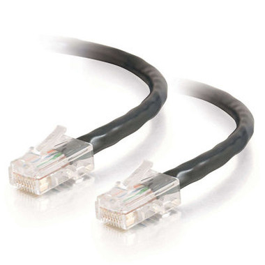 C2G 20m Cat5E 350MHz Non-Booted Assembled Patch Cable - Black