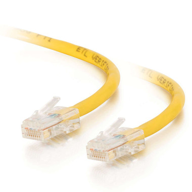 C2G 0.5m Cat5E 350MHz Non-Booted Assembled Patch Cable - Yellow