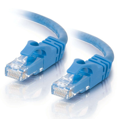 C2G 0.3m Cat6 Booted Unshielded (UTP) Network Patch Cable - Blue