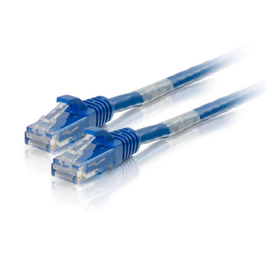 C2G 1.0m Cat6 550 MHz Snagless Crossover Cable - Blue