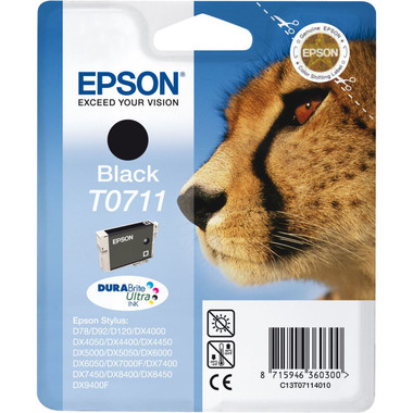 Epson T0711 - Print cartridge - 1 x black