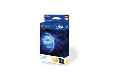 -Brother Original LC1280XLY Yellow Super High Yield Ink Cartridge