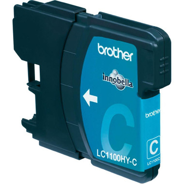 Brother LC1100HYC Genuine High Capacity Ink Cartridge - 750 page - Cyan