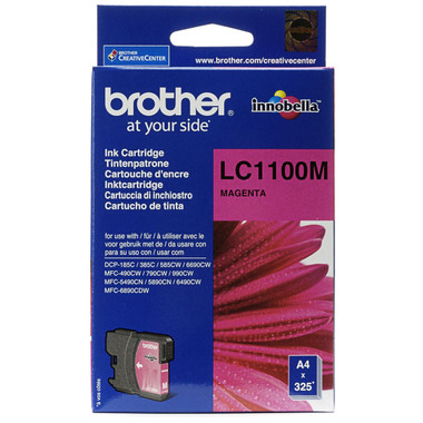 Brother LC1100M Genuine Ink Cartridge - Magenta