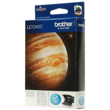 Brother LC1240C Genuine Ink Cartridge - Cyan
