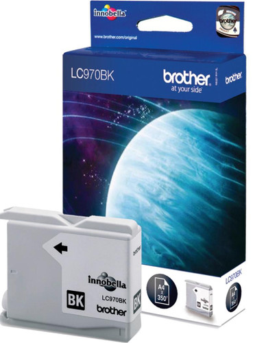 Brother LC970BK Genuine Ink Cartridge - Black