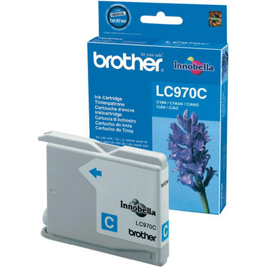 Brother LC970C Genuine Ink Cartridge - Cyan