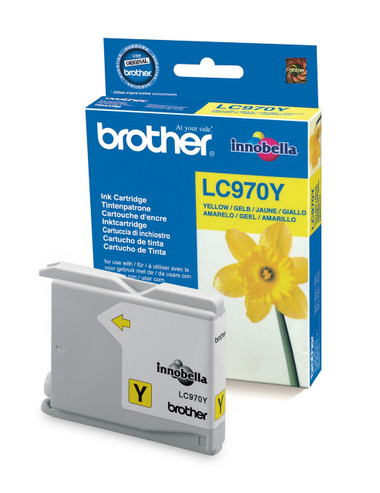Brother LC970Y Genuine Ink Cartridge - Yellow