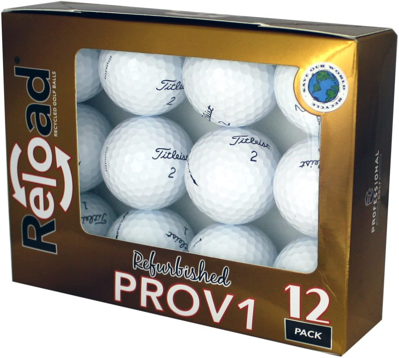 Refurbished Titleist Pro V1 Golf Balls (1 Dozen) - Hole Out Golf Shop