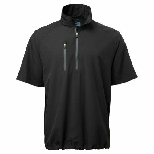 Forrester Men's Performance Short Sleeve 1/2 Zip Pullover - Black ...