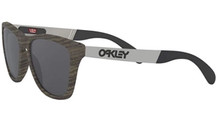 Oakley Frogskins Mix Sunglasses - Woodgrain w/ Prizm Black Polarized