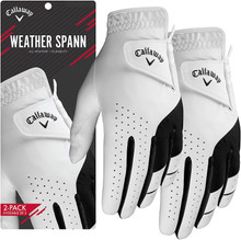 Callaway Golf Men's Weather Spann 2-Pack Gloves