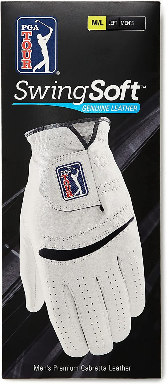 PGA TOUR Men's SwingSoft Leather Golf Glove - Hole Out Golf Shop