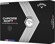 Callaway Golf 2022 Chrome Soft X Golf Balls, White