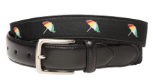 Arnold Palmer Men's Embroidered Logo Web Belts