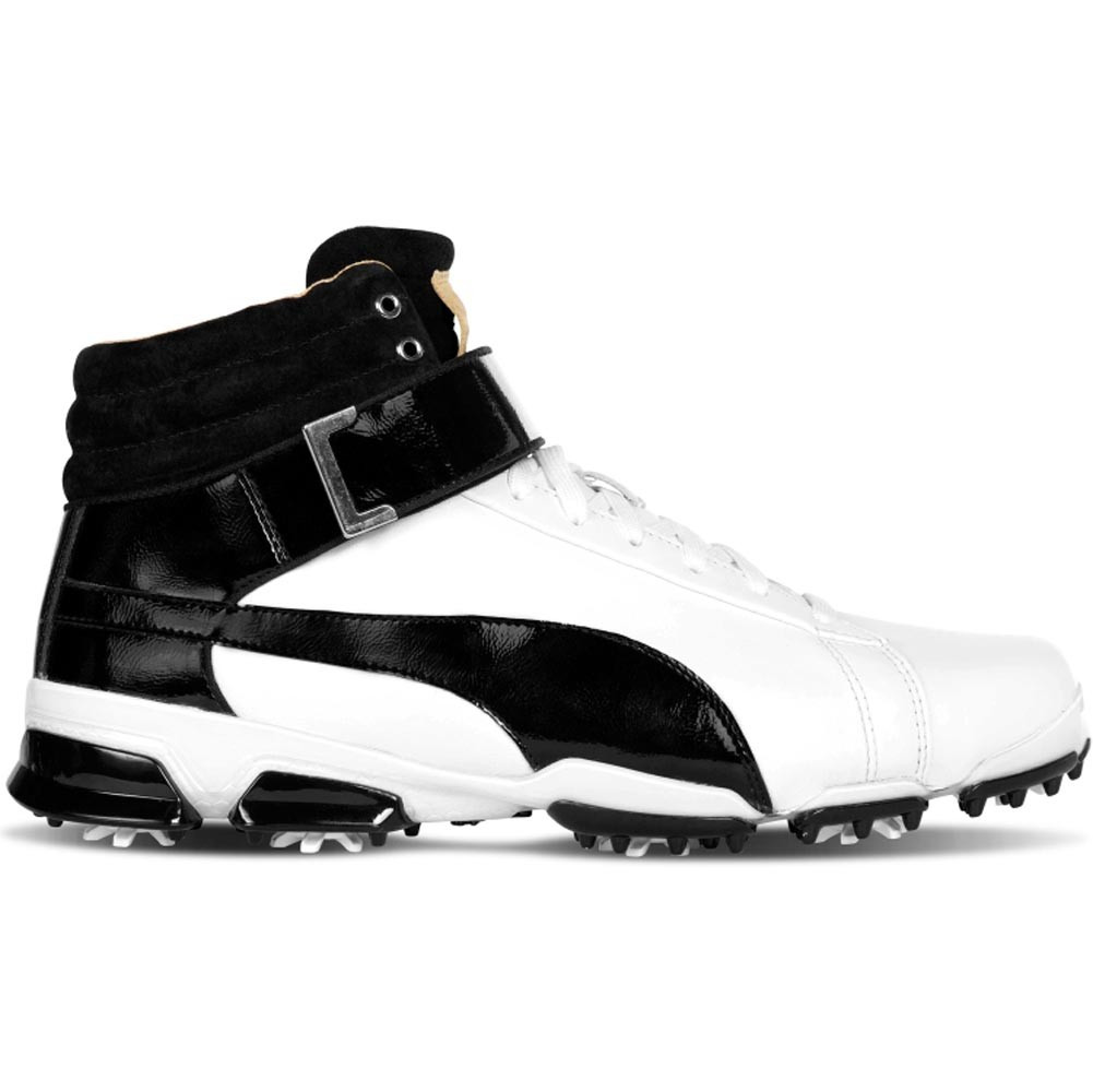 Hi-Top JR Golf Shoes (White/Black 