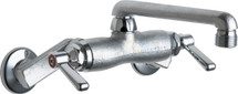 Chicago Faucets (737-RCF) Hot and Cold Water Sink Faucet