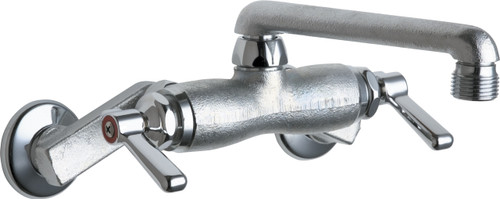  Chicago Faucets (737-RCF) Hot and Cold Water Sink Faucet