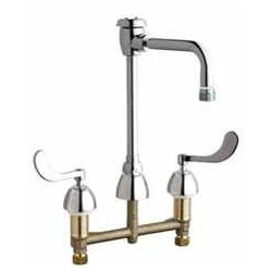  Chicago Faucets (786-GN8BVBE2-2CP) Concealed Hot and Cold Water Sink Faucet