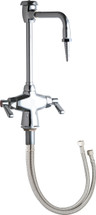 Chicago Faucets (930-VR369CP) Vandal Proof Hot and Cold Water Mixing Faucet with Vacuum Breaker