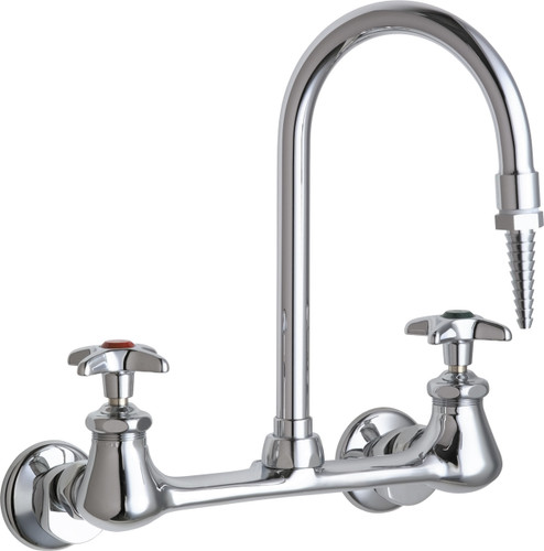  Chicago Faucets (942-CP) Hot and Cold Water Inlet Faucet