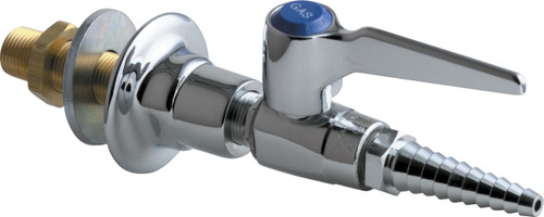  Chicago Faucets (986-WSV909AGVCP) Wall Flange with Single Ball Valve
