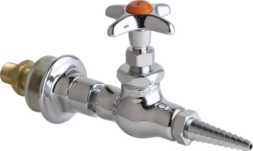  Chicago Faucets (986-WSV937CHAGVCP) Wall Flange with Needle Valve