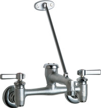 Chicago Faucets (897-RCF) Hot and Cold Water Sink Faucet