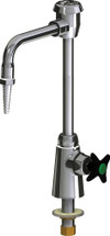 Chicago Faucets (928-205CP) Deck-mounted manual laboratory faucet, single-hole, single-supply