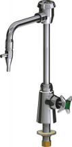 Chicago Faucets (928-E17CP) Deck-mounted manual laboratory faucet, single-hole, single-supply