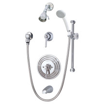 Symmons (C-96-600-B30-V-X) Temptrol Commercial Tub/Shower/Hand Shower System