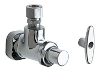  Chicago Faucets (995-ABCP) Angle Stop Fitting with Loose Key