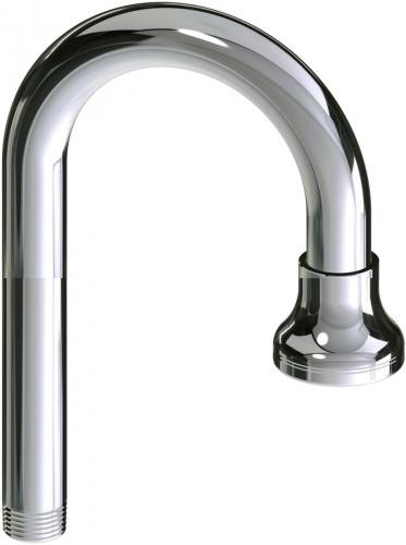  Chicago Faucets (225-001KJKABCP) 3-1/2" Rigid Gooseneck Spout with Spray